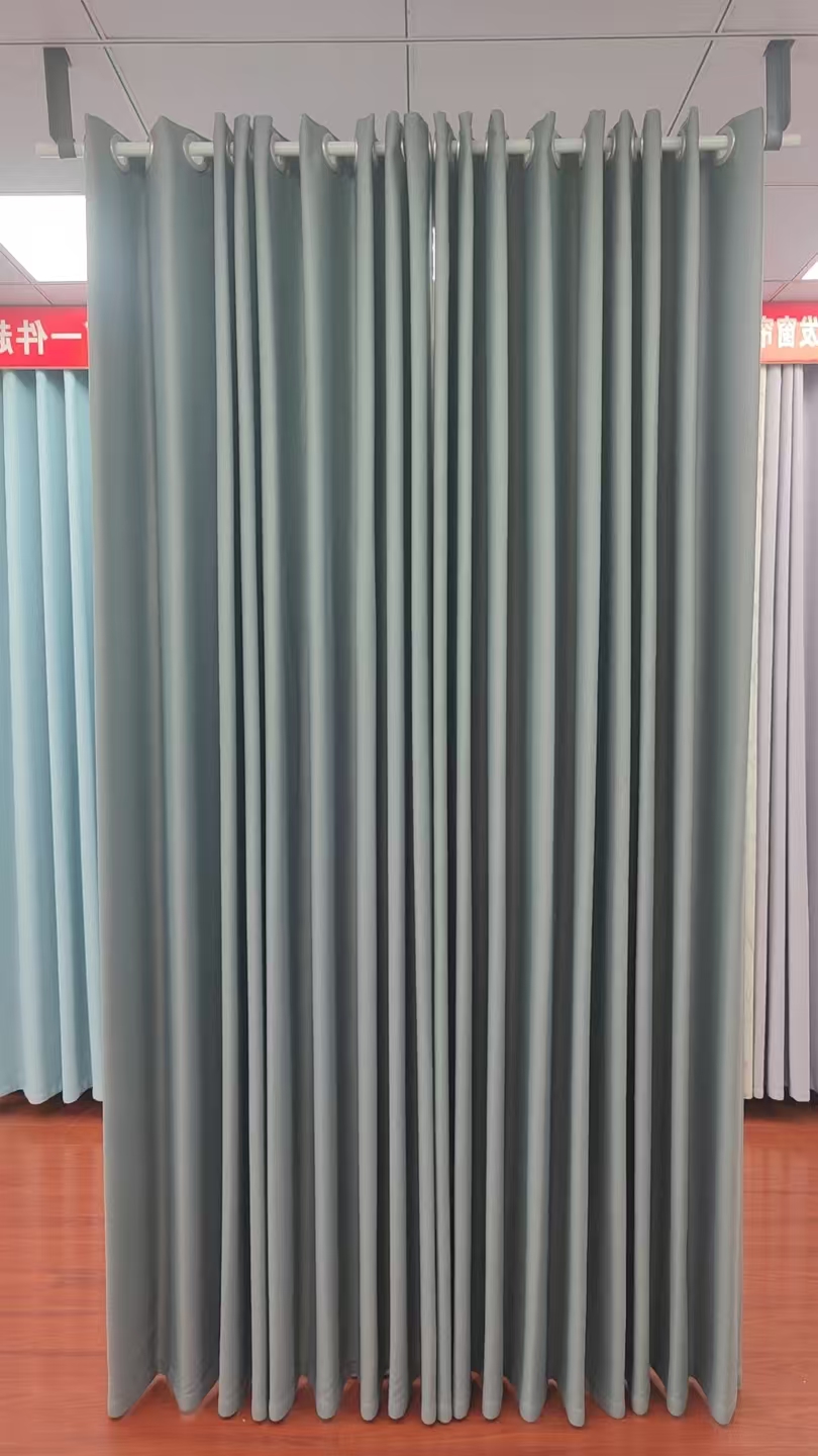 【烟雨花】深灰 成品窗帘