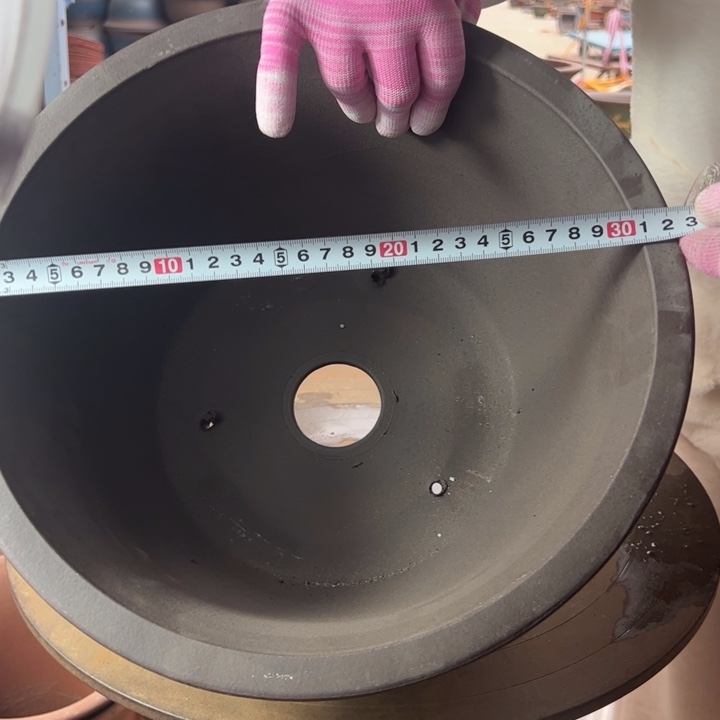 紫砂宜兴紫砂花盆蓝大