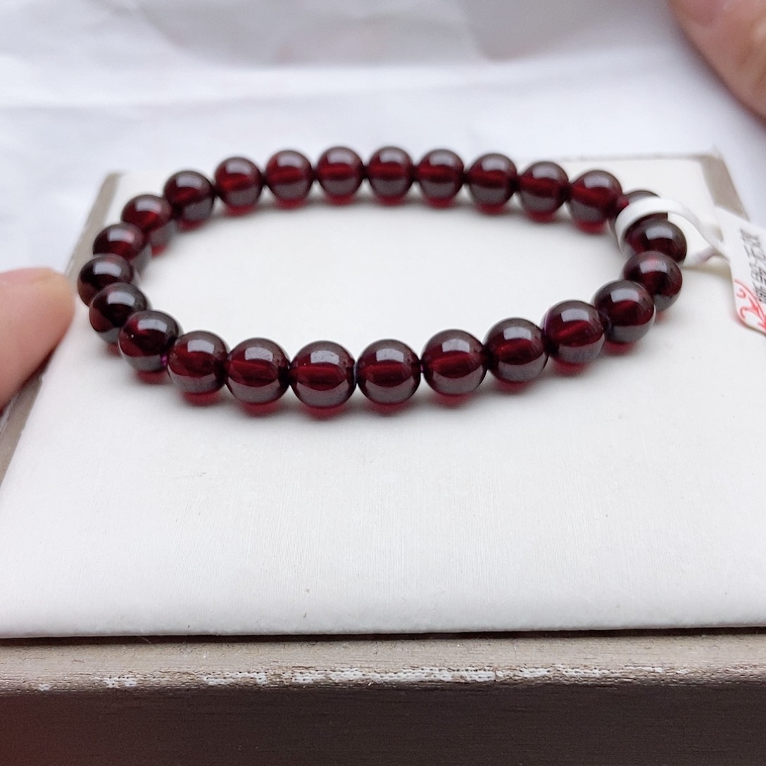 石榴石手链未镶嵌喜*洋7.6