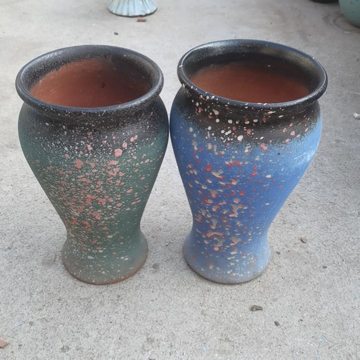 红陶14/26两个盆子