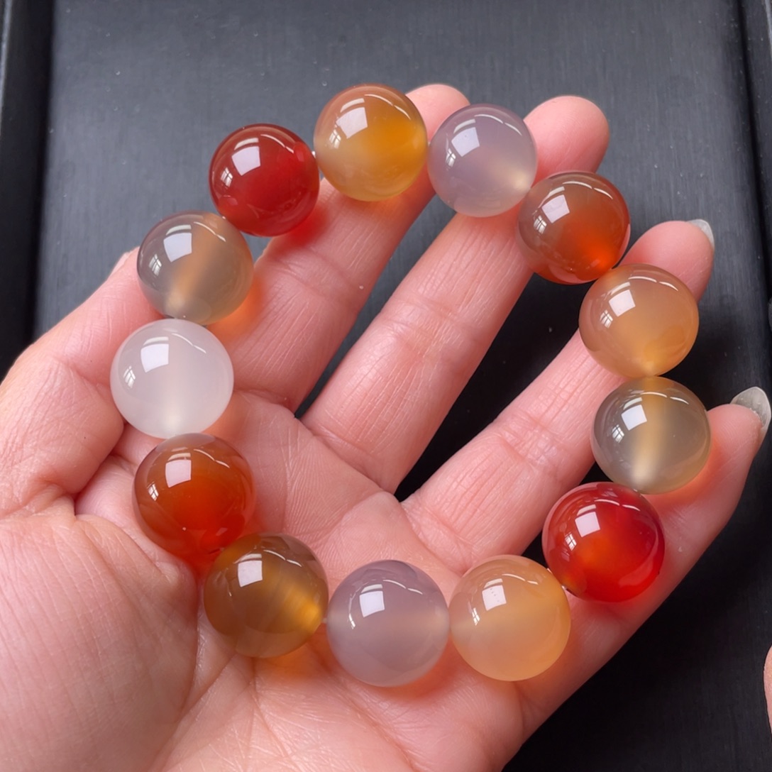 玛瑙/玉髓手链未镶嵌