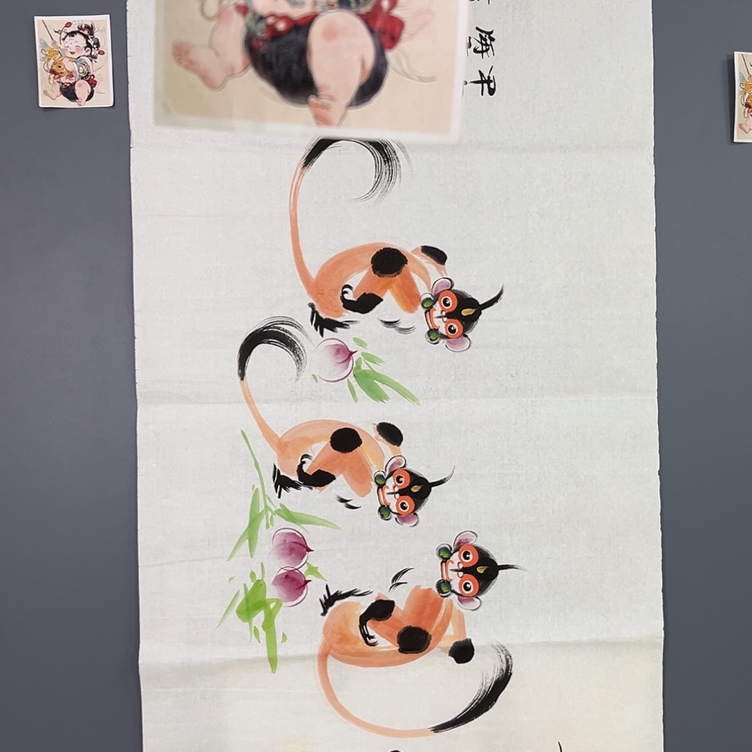 老师说我的头发长了好多啊