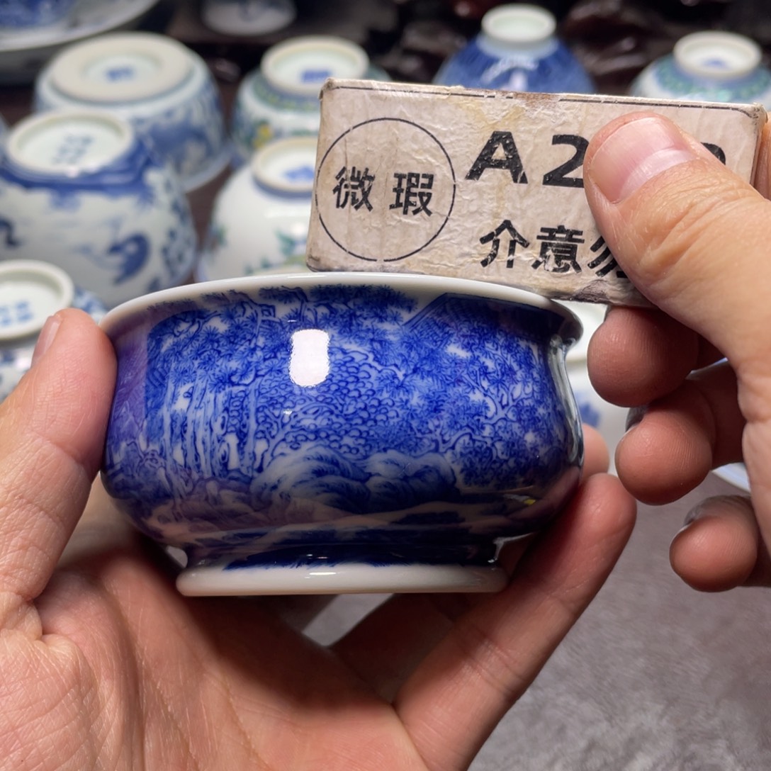 大***虫摆件陶景德镇陶瓷现代手工陶瓷茶具