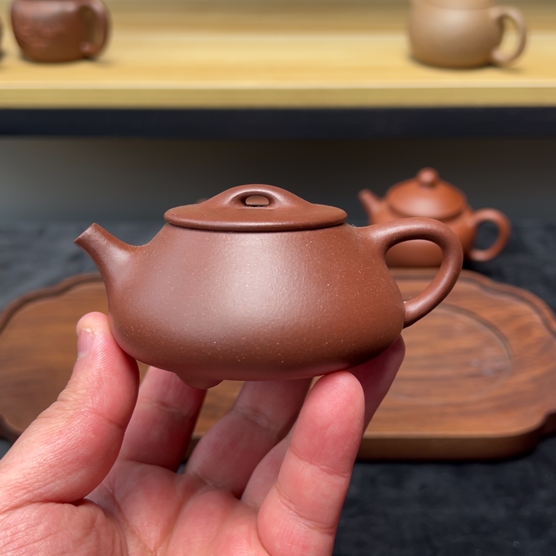 紫砂茶壶100底槽清景州