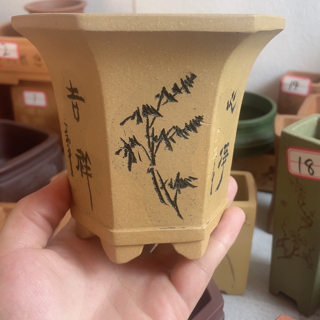 花盆紫砂宜兴精品紫砂立方10-10