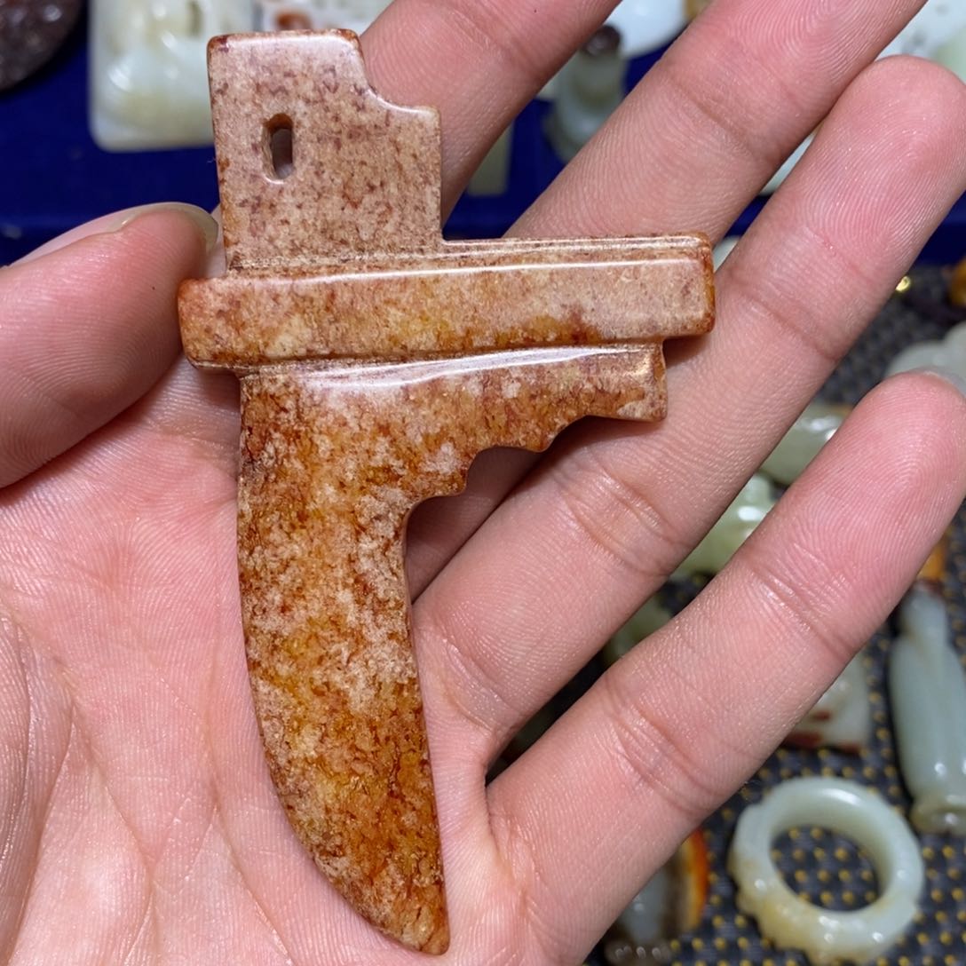 和田玉（糖玉）挂件未镶嵌