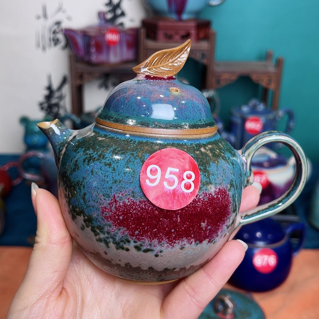 壶哦*钧瓷艺术作品壶