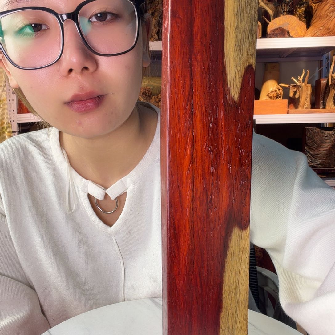 紫檀木类端景台蓝**上