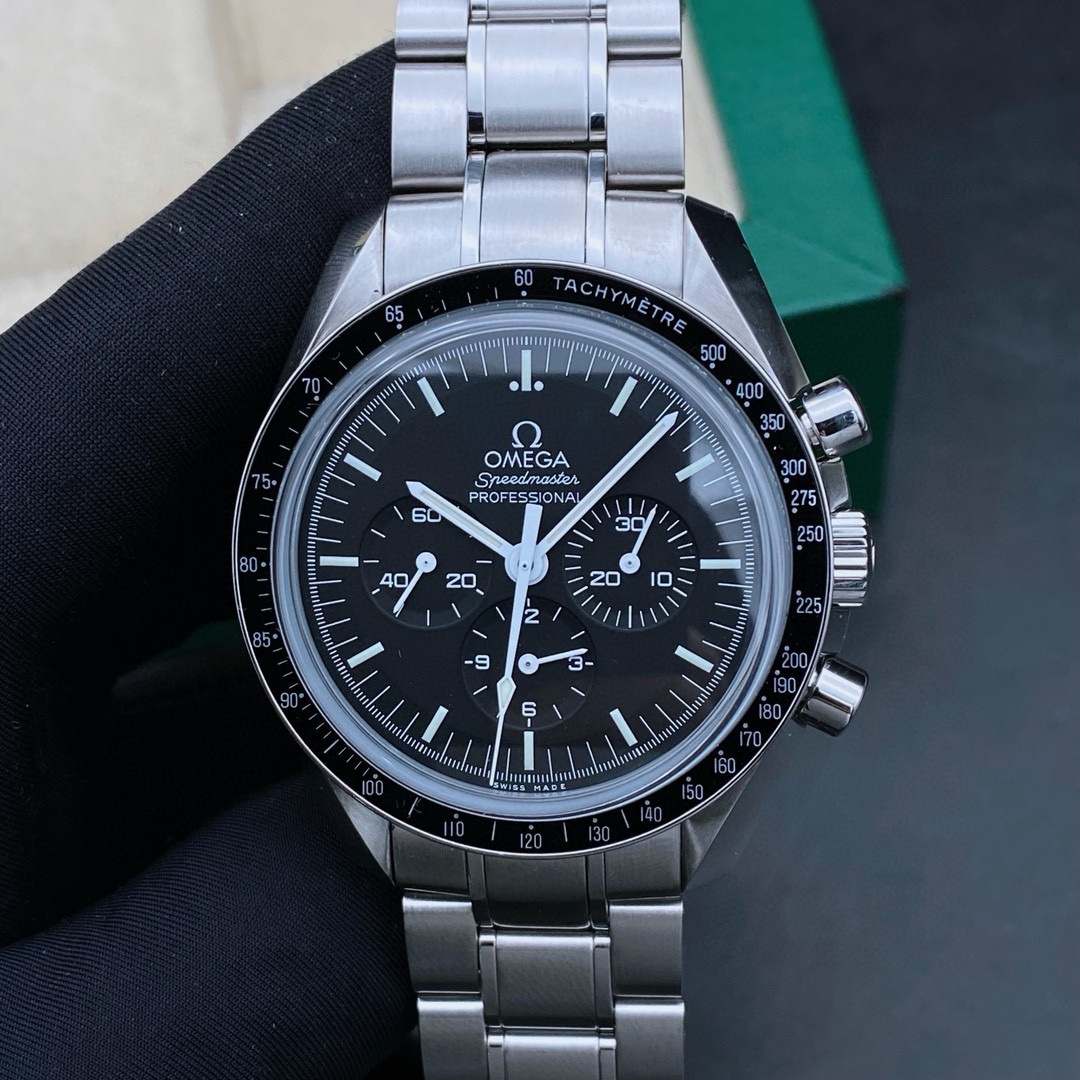 99新 Omega/欧米茄 23年全套/超霸登月系列/机械男表/表径42