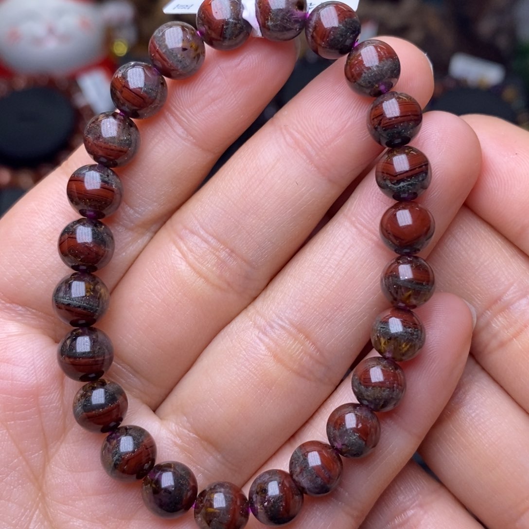 水晶A010老矿金多多单圈7m未镶嵌