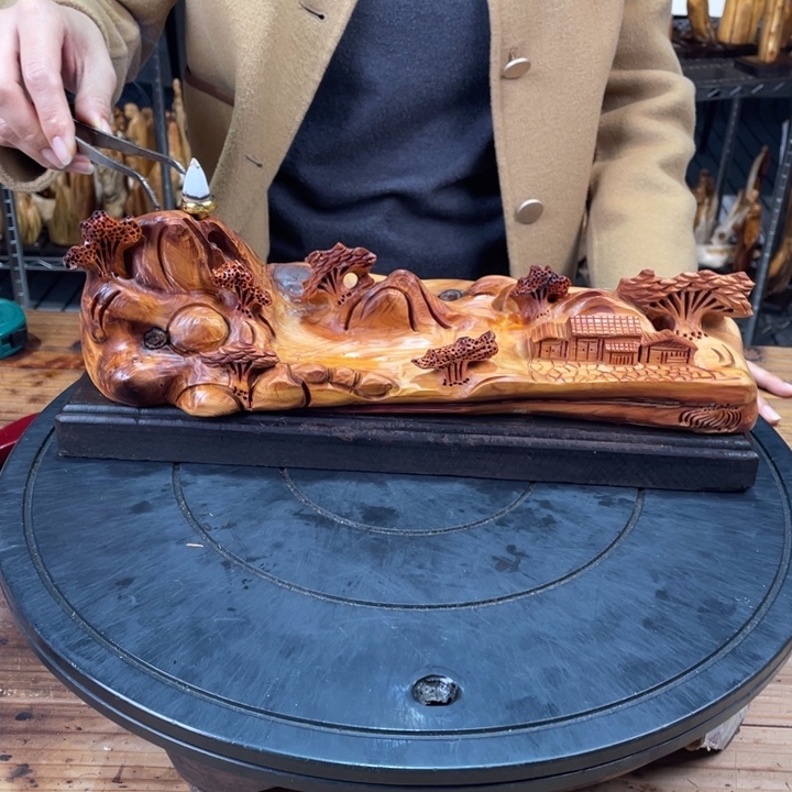 柏木（崖柏）随型摆件