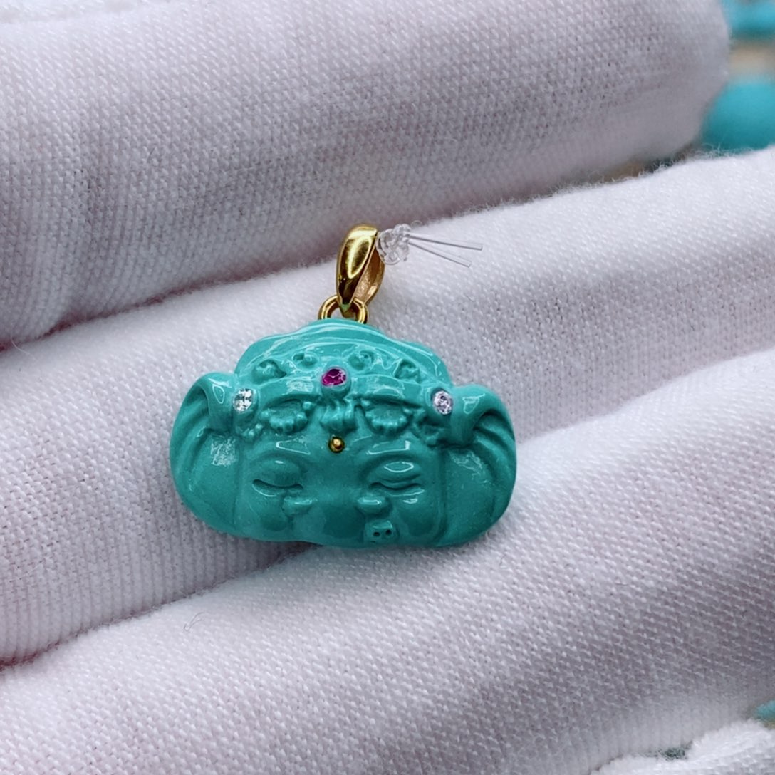 绿松石未镶嵌珠宝奇石