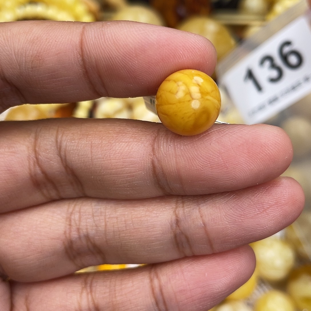 蜜蜡未镶嵌珠宝奇石粉13