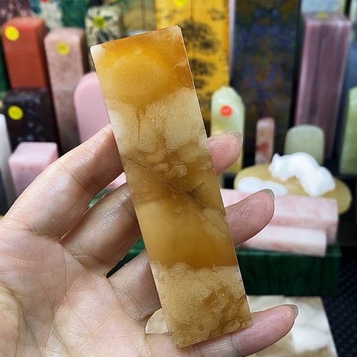 小***嘿青田石印石新疆石头