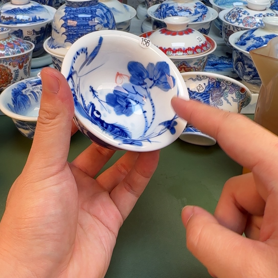 彦祖纯手工手绘茶具156