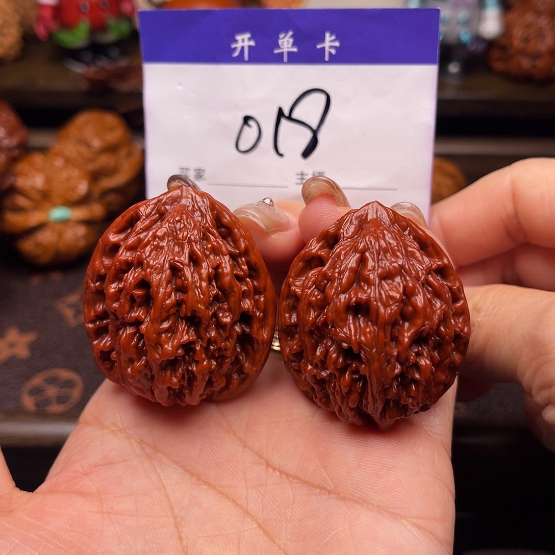 吊坠桃核麦穗虎头36+