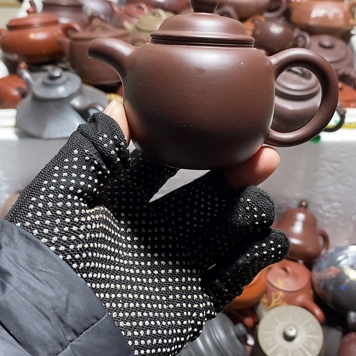 紫砂茶壶微瑕微笑