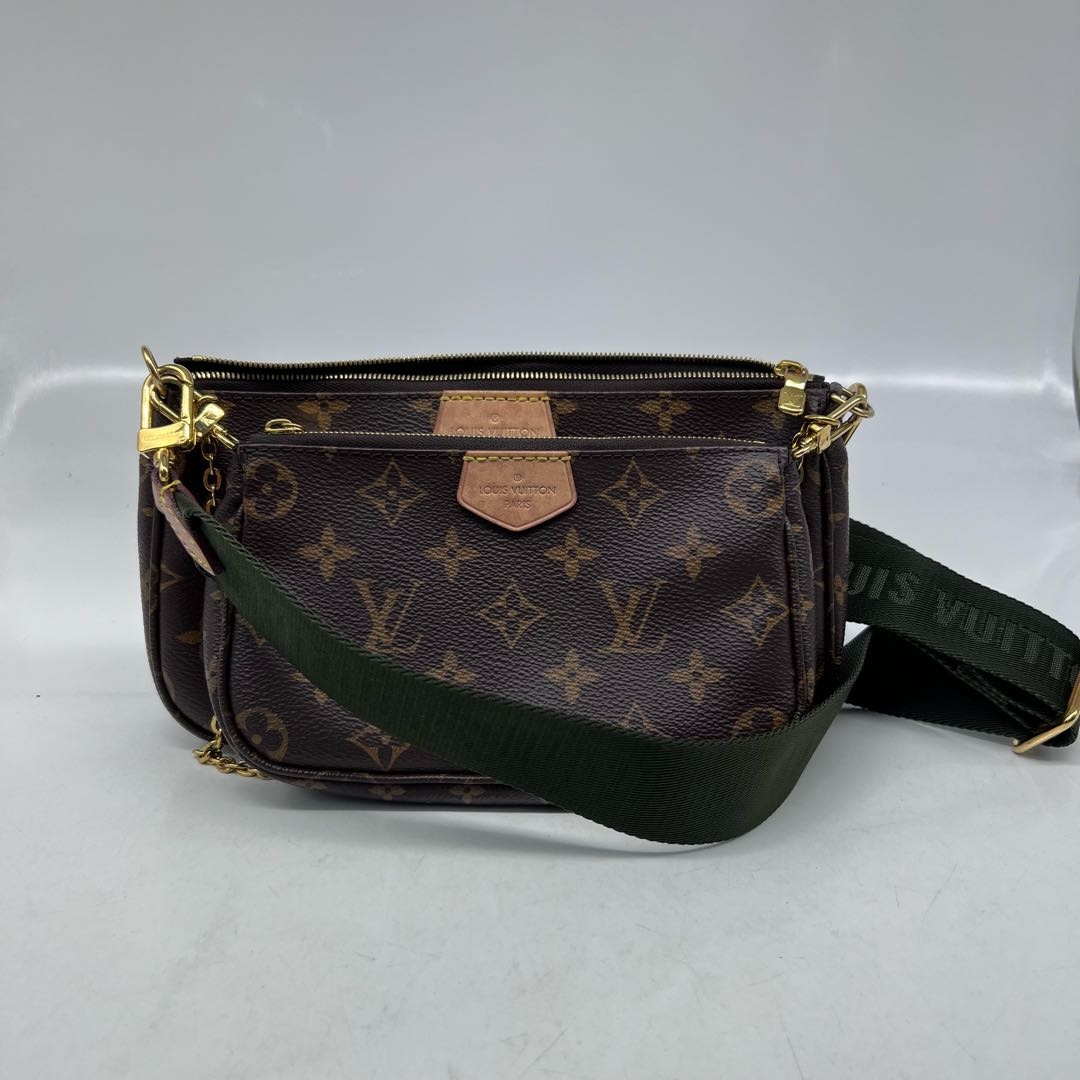 95新 LouisVuitton/路易威登 Lv五合一绿色肩带19年单肩包 91108