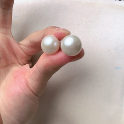 淡水珍珠耳饰未镶嵌
