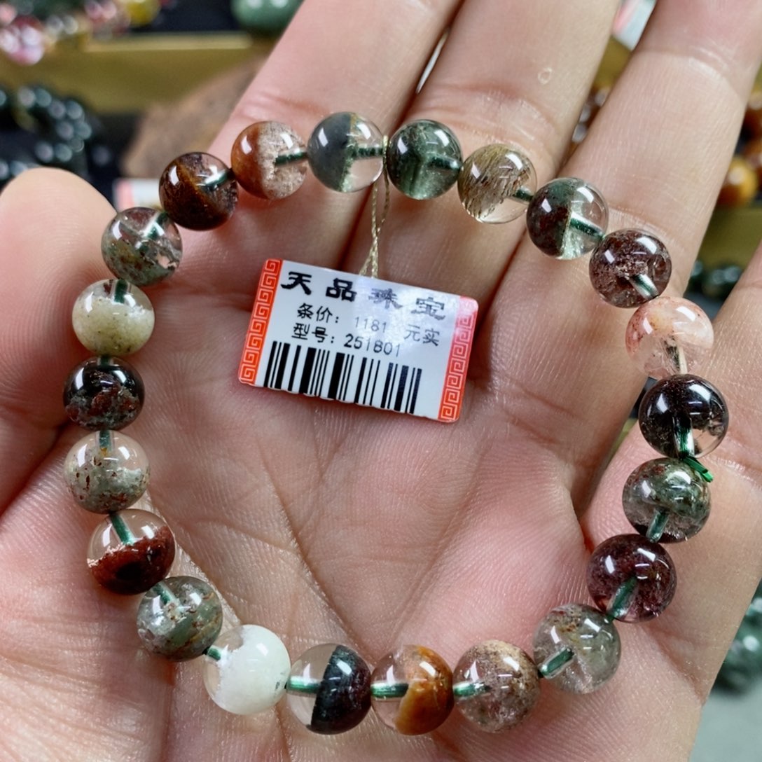 水晶手串未镶嵌四季幽灵251801