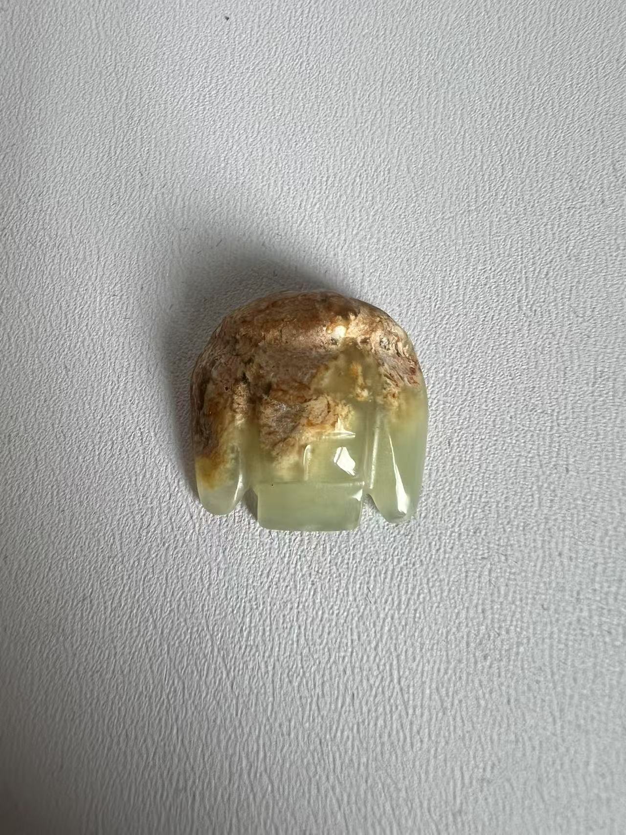 河磨玉挂件仿古红山挂件