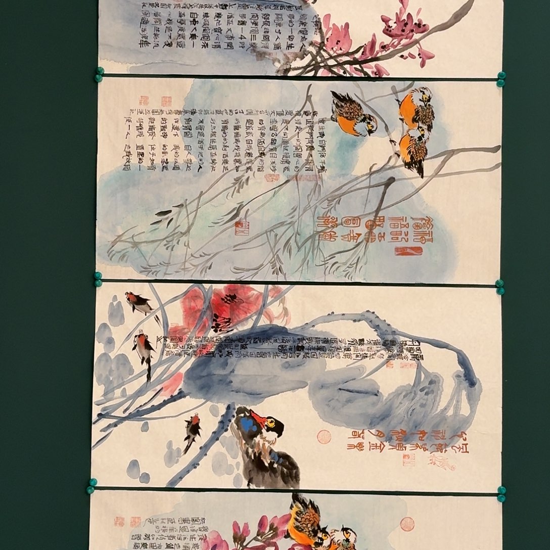 国画邹联富老师的作品