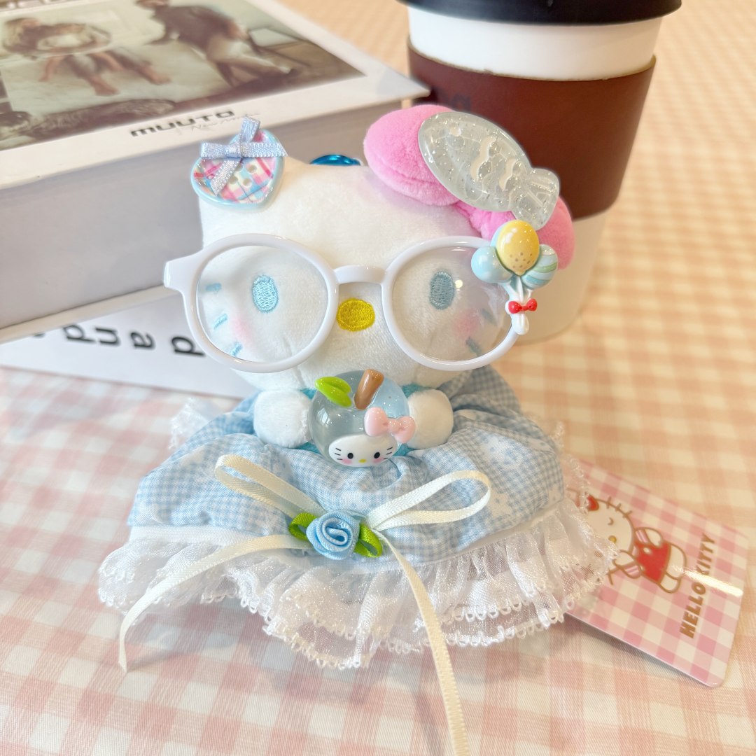【琉璃苹果】正版helloKitty挂件二创挂件毛绒玩具