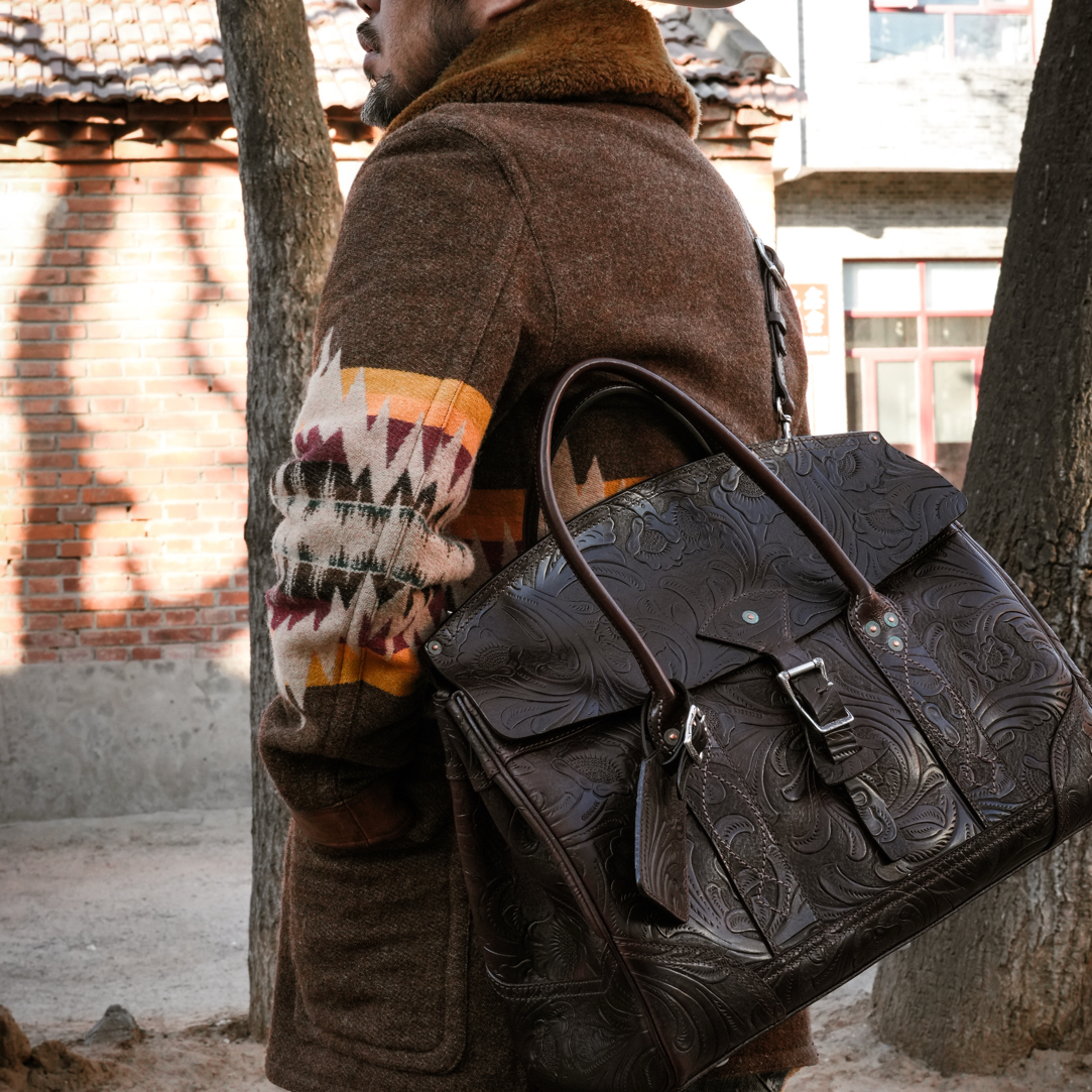 TRADBAND新款全雕花大包，35寸版本