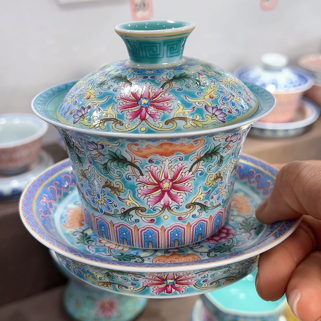 盖碗全场景德镇景德镇陶瓷艺术展