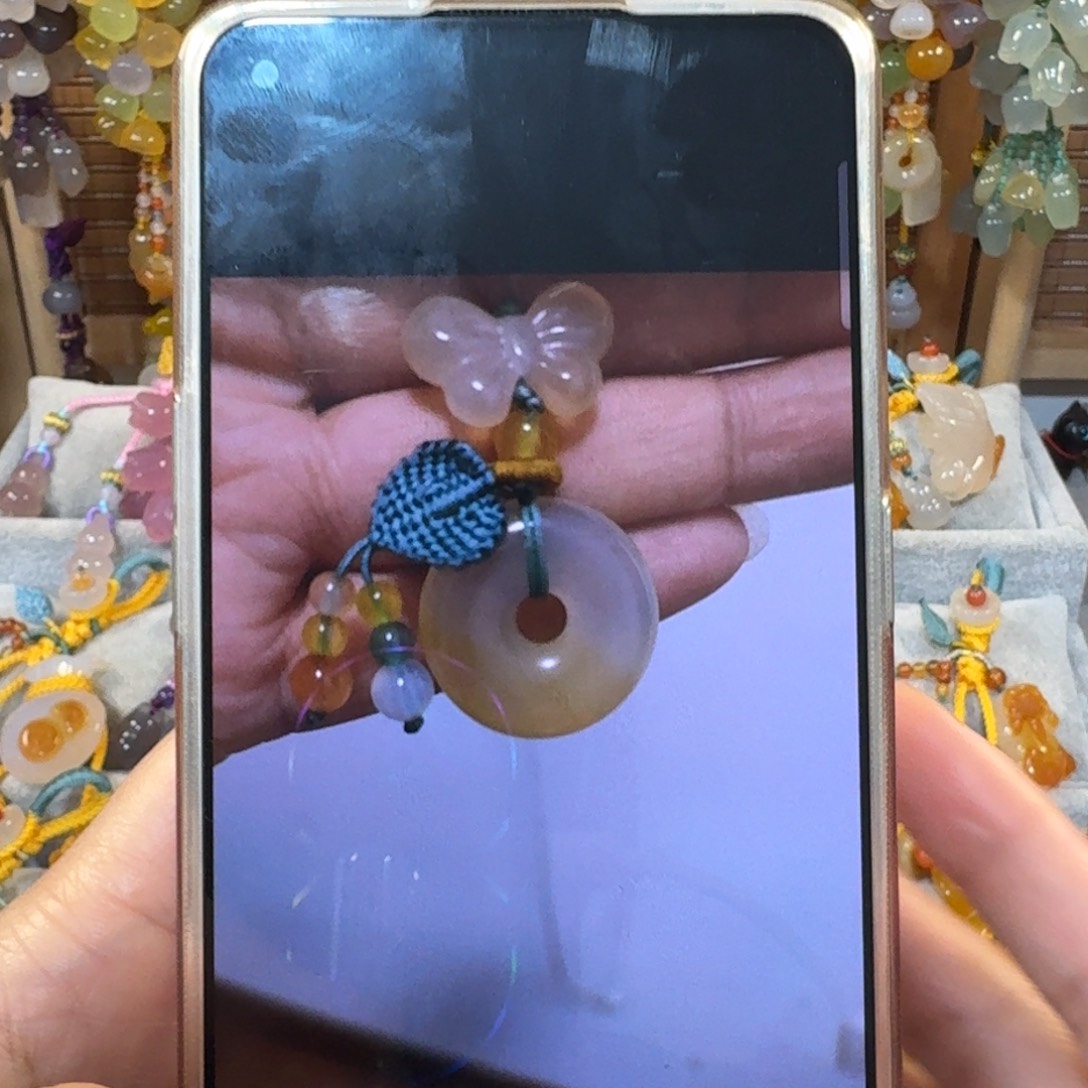 柠***.未镶嵌手机挂件玛瑙/玉髓