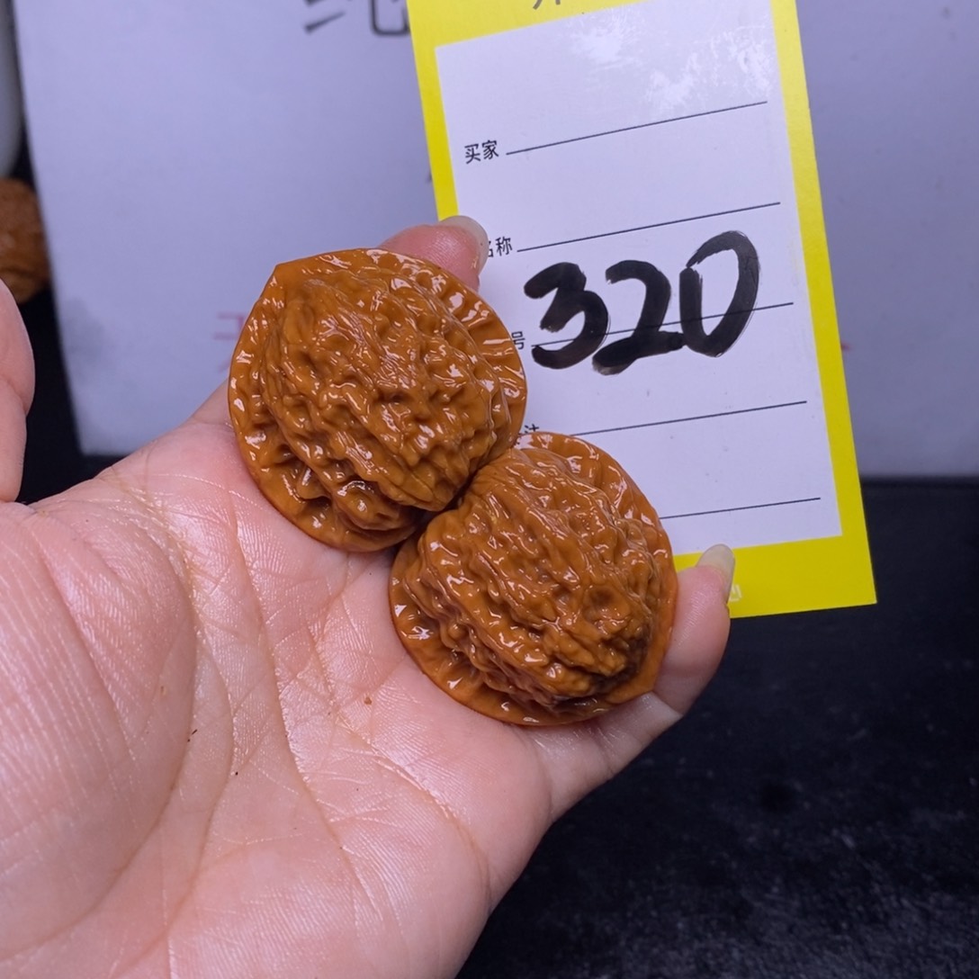 文玩核桃把件320/36公子帽