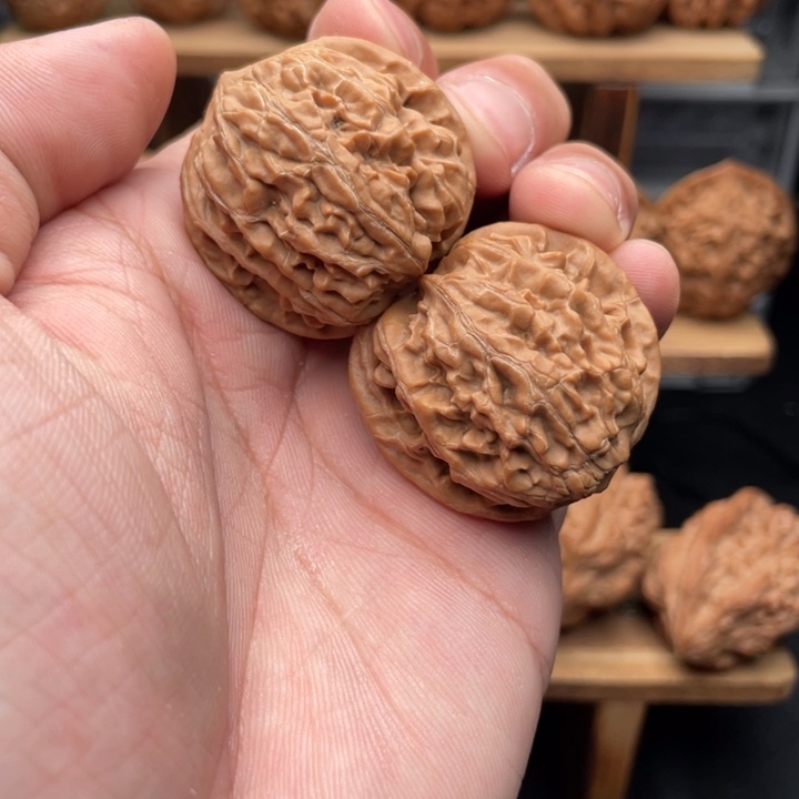 桃核把件野生六魂珠35体验对