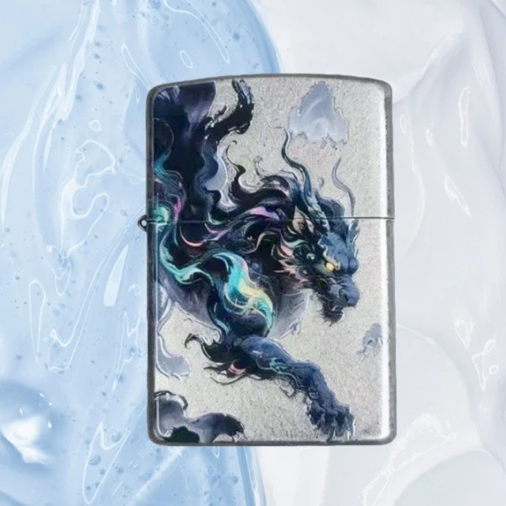 烬鬓麟焰煤油防风打火机男士送男友达人无油