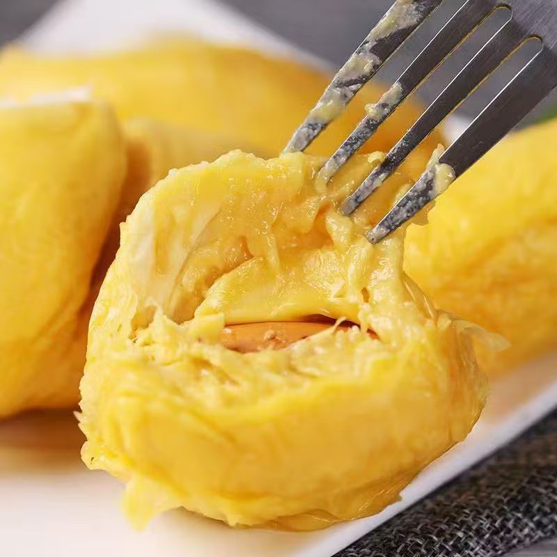 A级泰国金枕树熟液氮榴莲肉750g*2袋 含包装 顺丰冷链发货