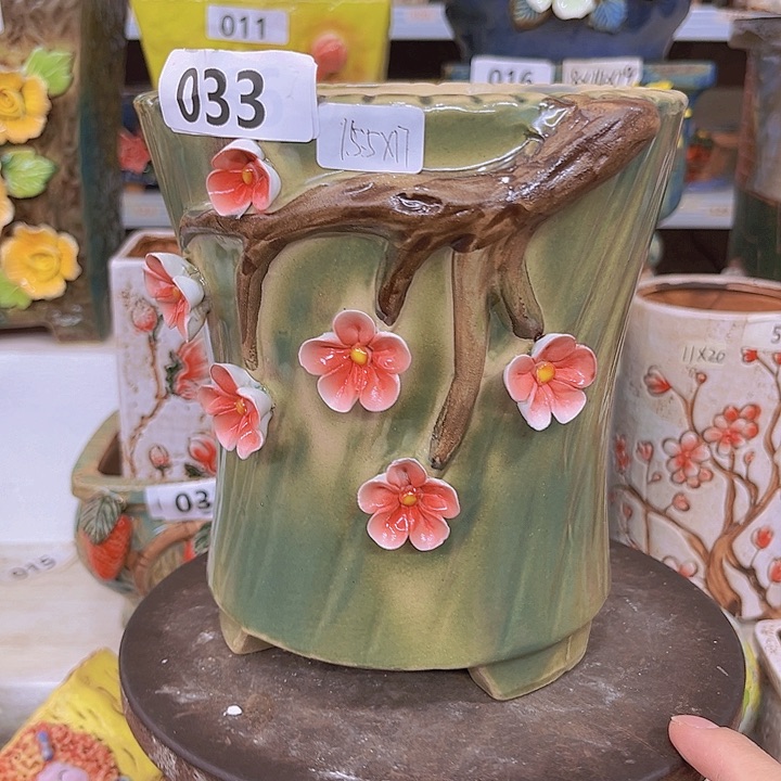 紫砂花盆粗陶材质多肉花盆