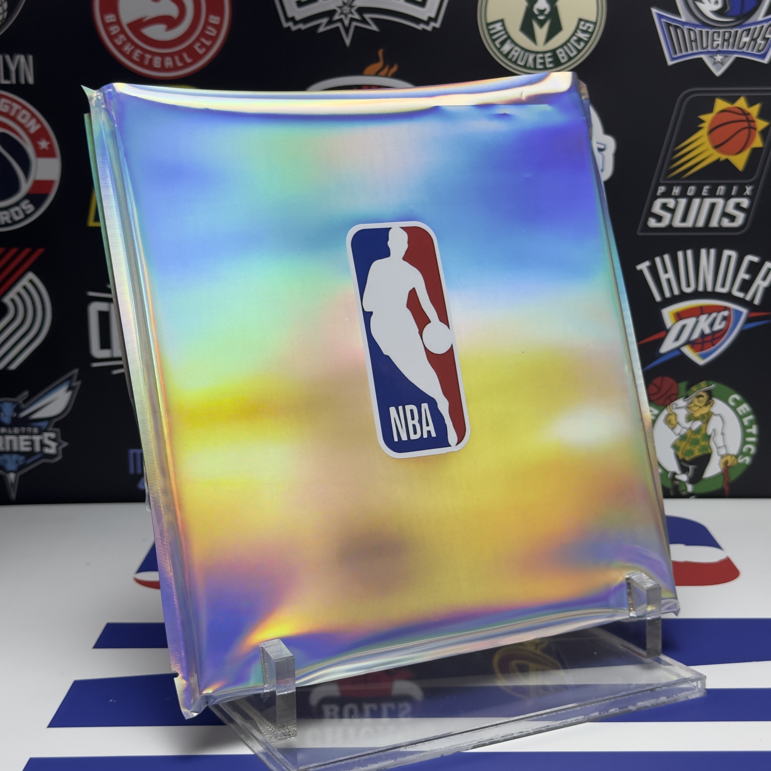 （主播代拆）正版篮球比赛复刻纪念球票球星相片摆台