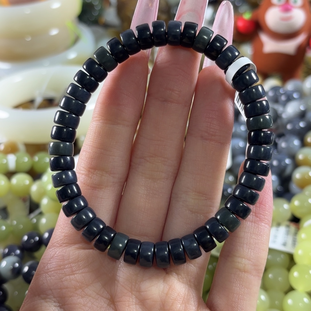 和田玉未镶嵌手链358