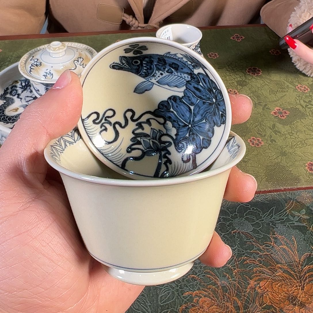 杯景德镇手工手绘杯子