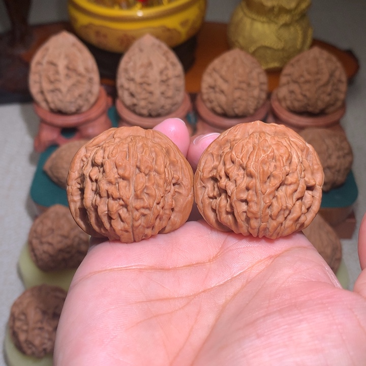 文玩核桃把件山西楼