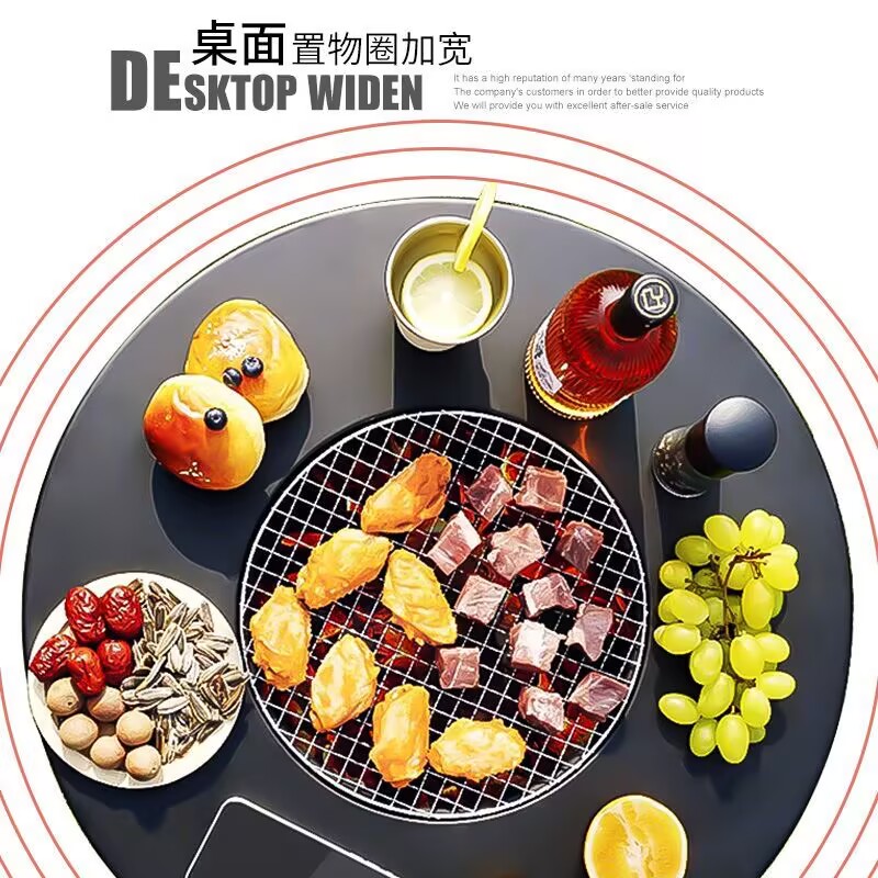 户外多用途露营桌户外餐桌烧烤取暖围炉煮茶一炉多用