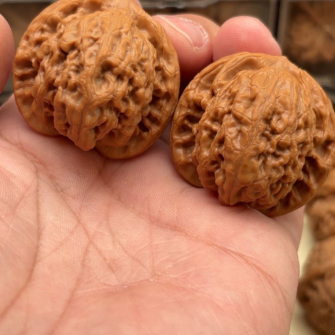 文玩核桃把件观音渡