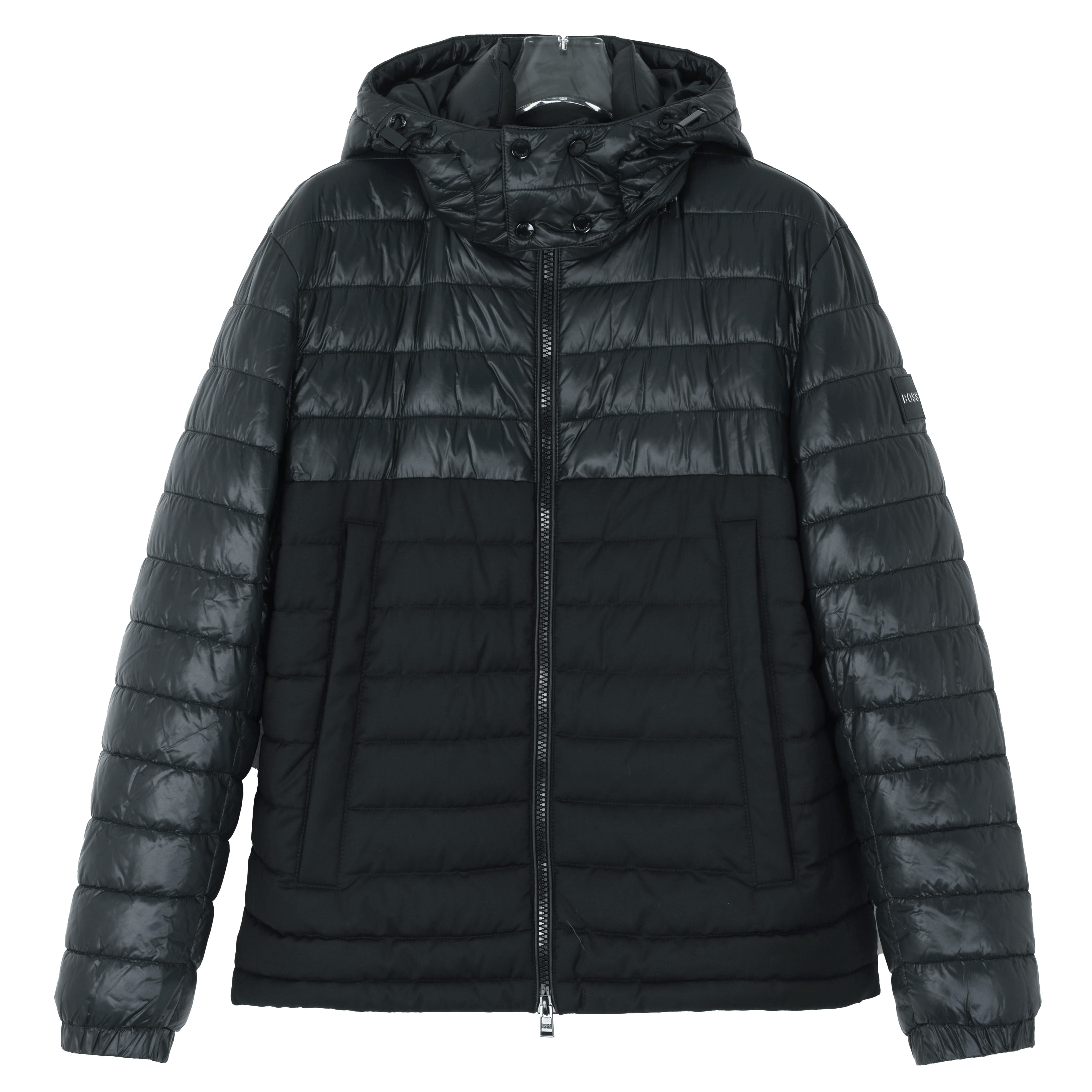 HUGO BOSS雨果博斯 男士常规款羊毛混纺棉服外套 50464635