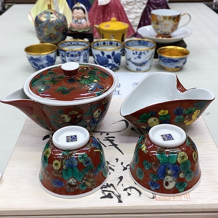 摆件九谷正品保真