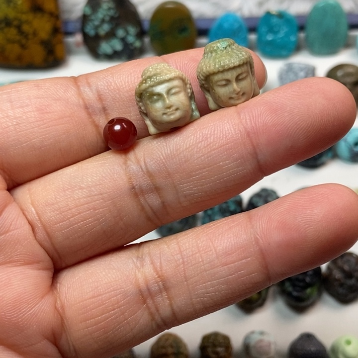 南红玛瑙未镶嵌颈饰