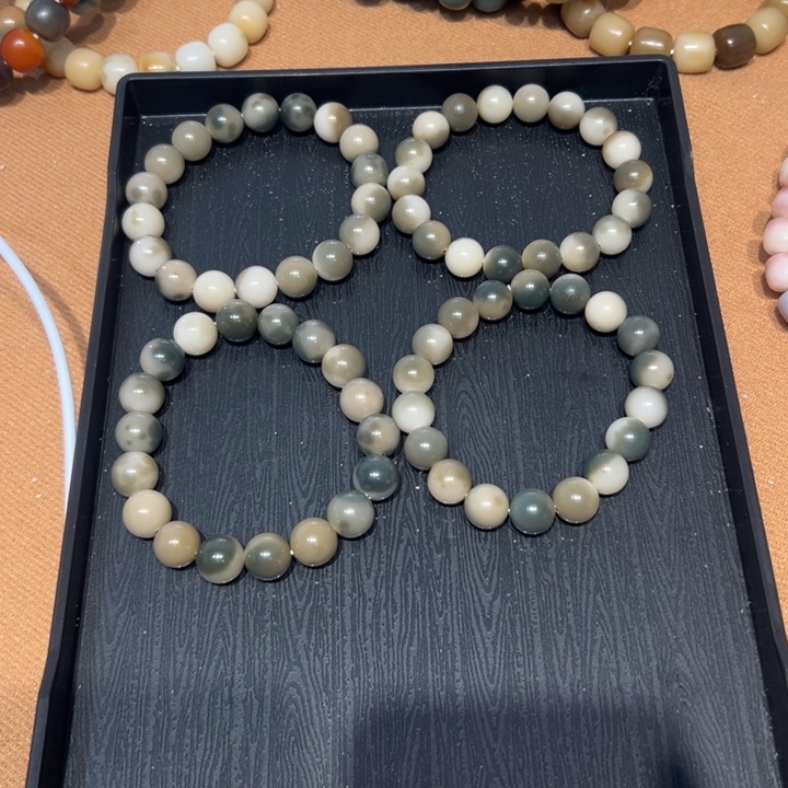 菩提根/象牙果吊坠圆珠微瑕12