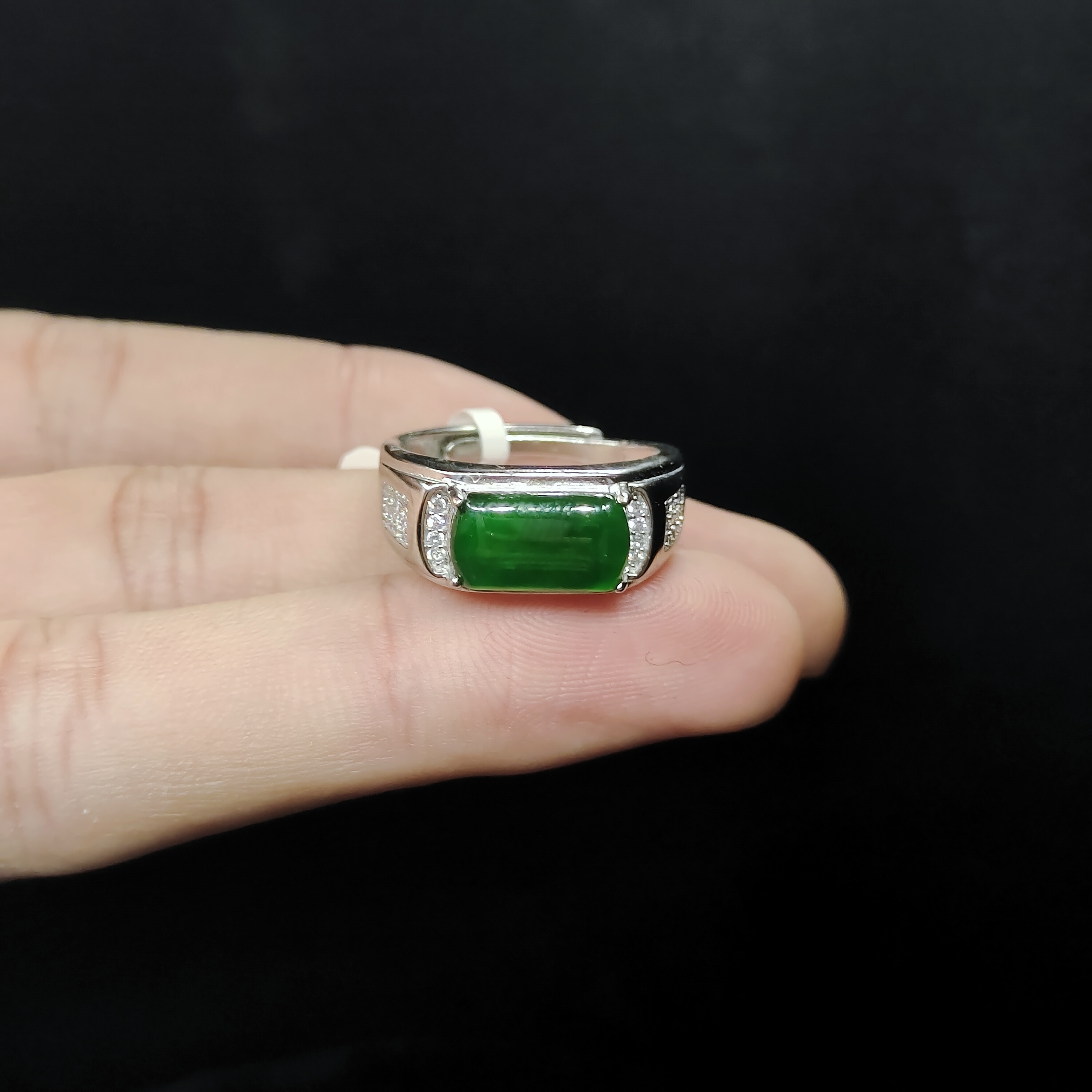 【老三珠宝】翡翠马鞍戒指HA23【多样性发其一】