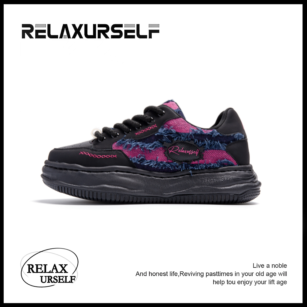 RELAXURSELF网红情侣潮鞋ins厚底增高运动休闲鞋百搭时尚潮流板鞋