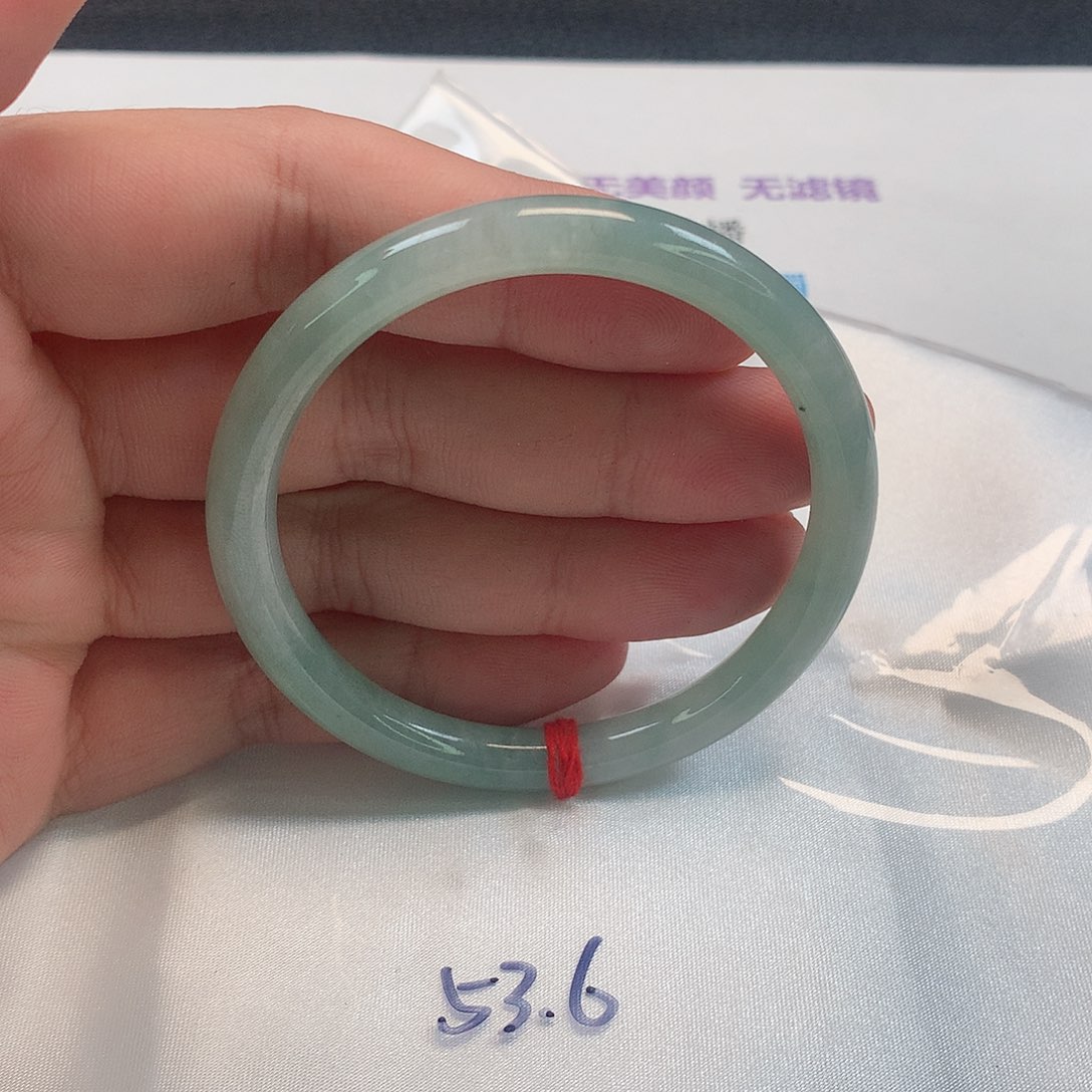 翡翠手镯（圆镯）未镶嵌314号