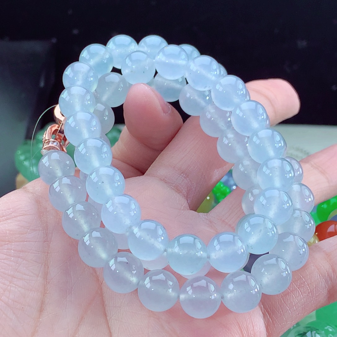 翡翠手链未镶嵌卡10