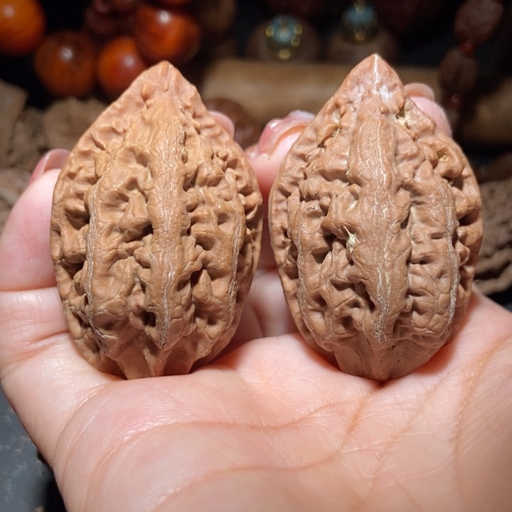 把件文玩核桃东北楸子小雪29